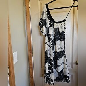 Lux Womens One Strap, One Open Shoulder Dress Size 3